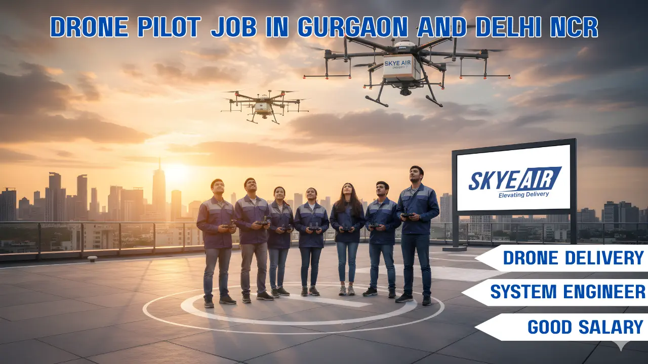 Drone Pilot Job in Gurgaon and Delhi NCR