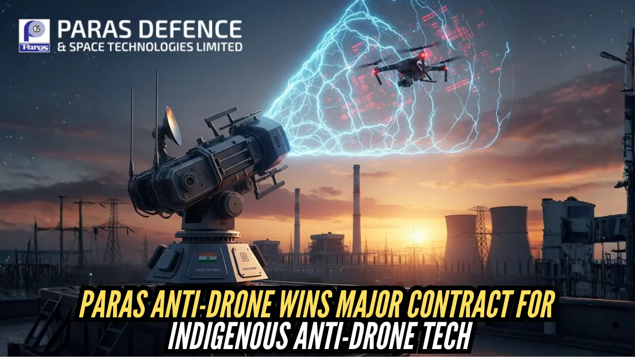 Paras Anti-Drone Technologies Private Limited Wins Massive Ministry of Defence Contract for Indigenous Anti-Drone Systems