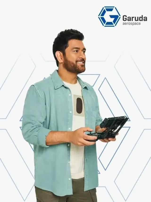 Dhoni Achieves Drone Pilot Certification from Chennai’s Garuda Aerospace