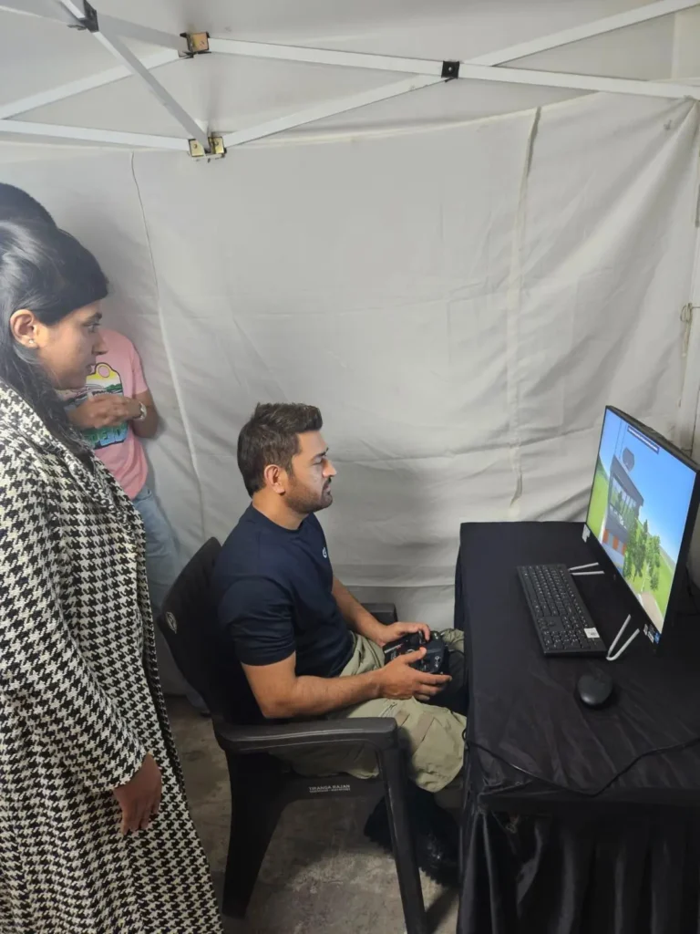 Dhoni Achieves Drone Pilot Certification from Chennai's Garuda Aerospace